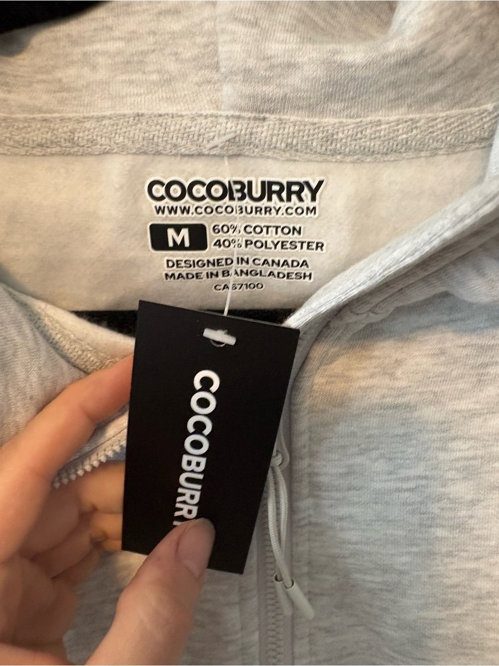 Cocoburry Light Gray Cotton-Blend Sweatsuit Set - Picture 7 of 7